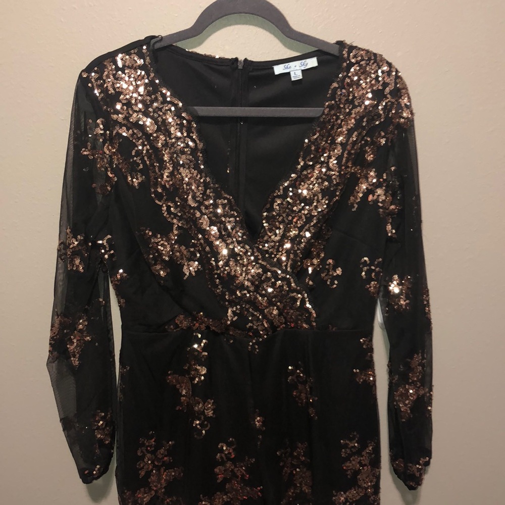 Romper, glitter/sparkly She+Sky